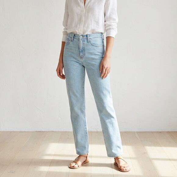 AG Adriano Goldschmied Alexxis High-rise Ankle Vintage Straight Jeans size 26R